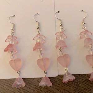Dainty Cute Pink Hypoallergenic Earrings